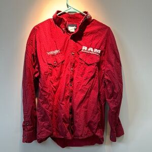 Wrangler Red Men's shirt Large